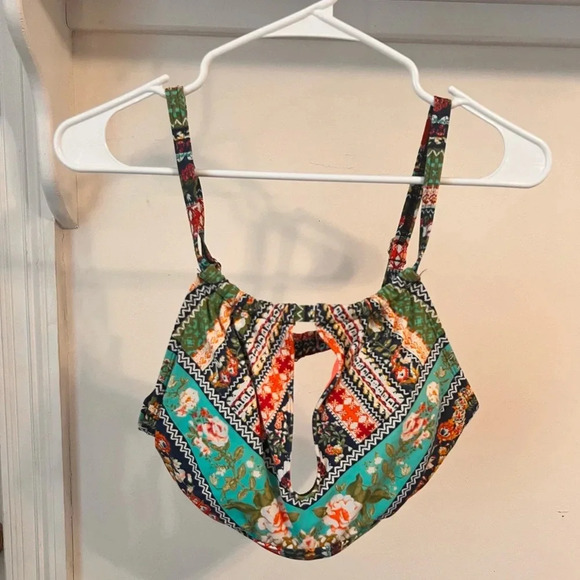 REMOVING SOON FINAL PRICE Cremieux Boho Swimsuit Top - Picture 1 of 7